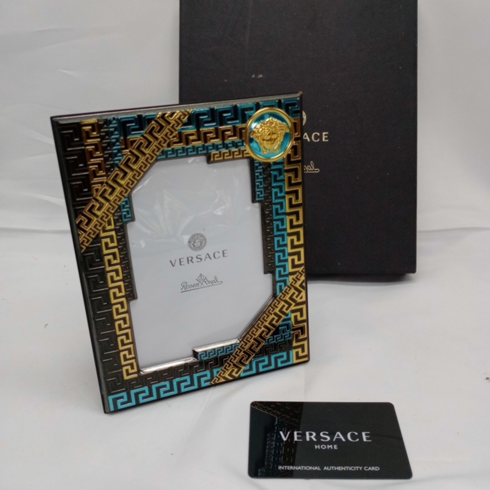 VERSACE  BY ROSENTHAL, GERMANY "VHF1" BLUE PICTURE Frame